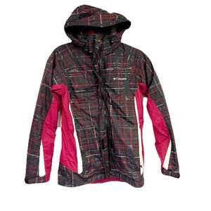 Columbia Interchange Pink & Blk Women's Small Omni-Tech Detachable Insulation